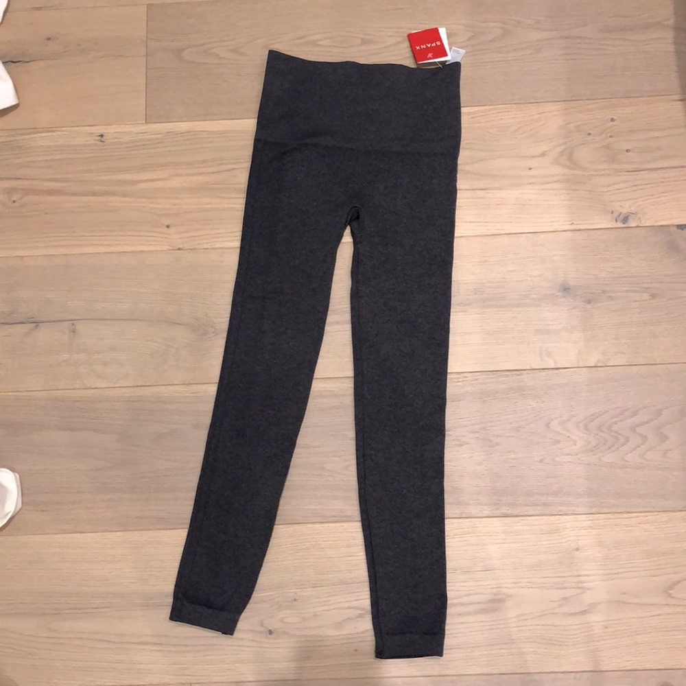 Spanx hthr charcoal look at me now legging small